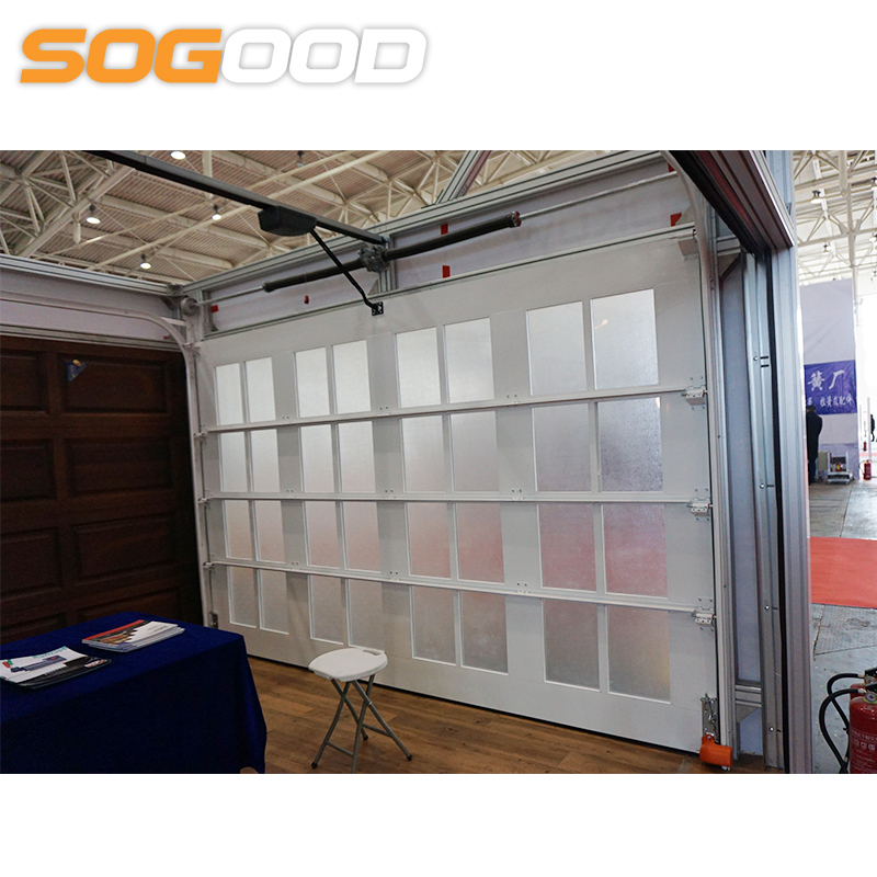 أبواب جراج ألومنيوم انزلاقية من البولي كربونات