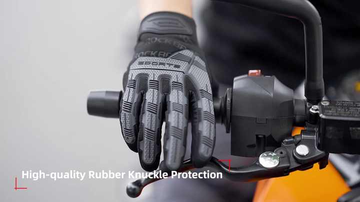 Winter Motorcycle Gloves Rockbros Windproof Touchscreen