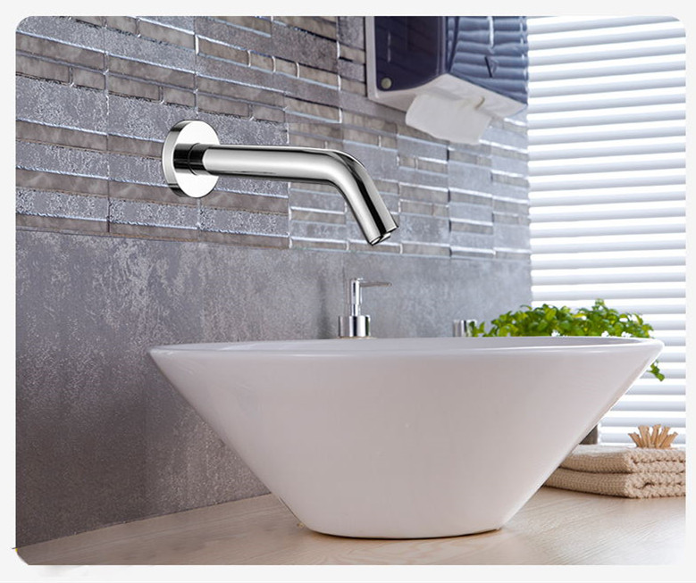Modern Lavatory Washbasin Wall-mounted Auto Tap