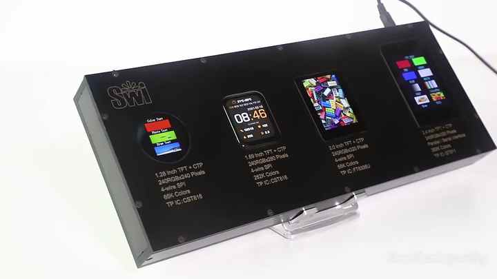 SWI 2.25 Inch TFT Display - 76(RGB) X284, IPS Mode, 600cd/m2