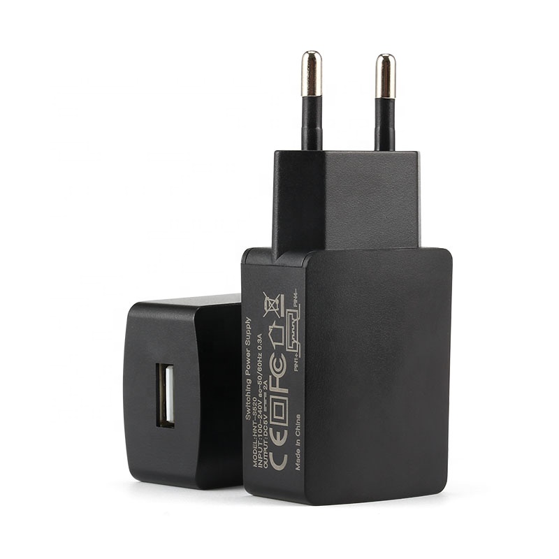Портативный штепсельный соединитель 5V 2A US UK AU EU plug USB адаптер питания с FCC ROHS