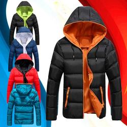 Plus size Atacado personalizado 50D tecido de alta qualidade tamanho grande jaquetas jaqueta dos homens para baixo jaqueta de algodão outono e inverno