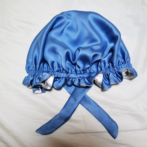 wholesale custom satin hair bonnet with logo women and children