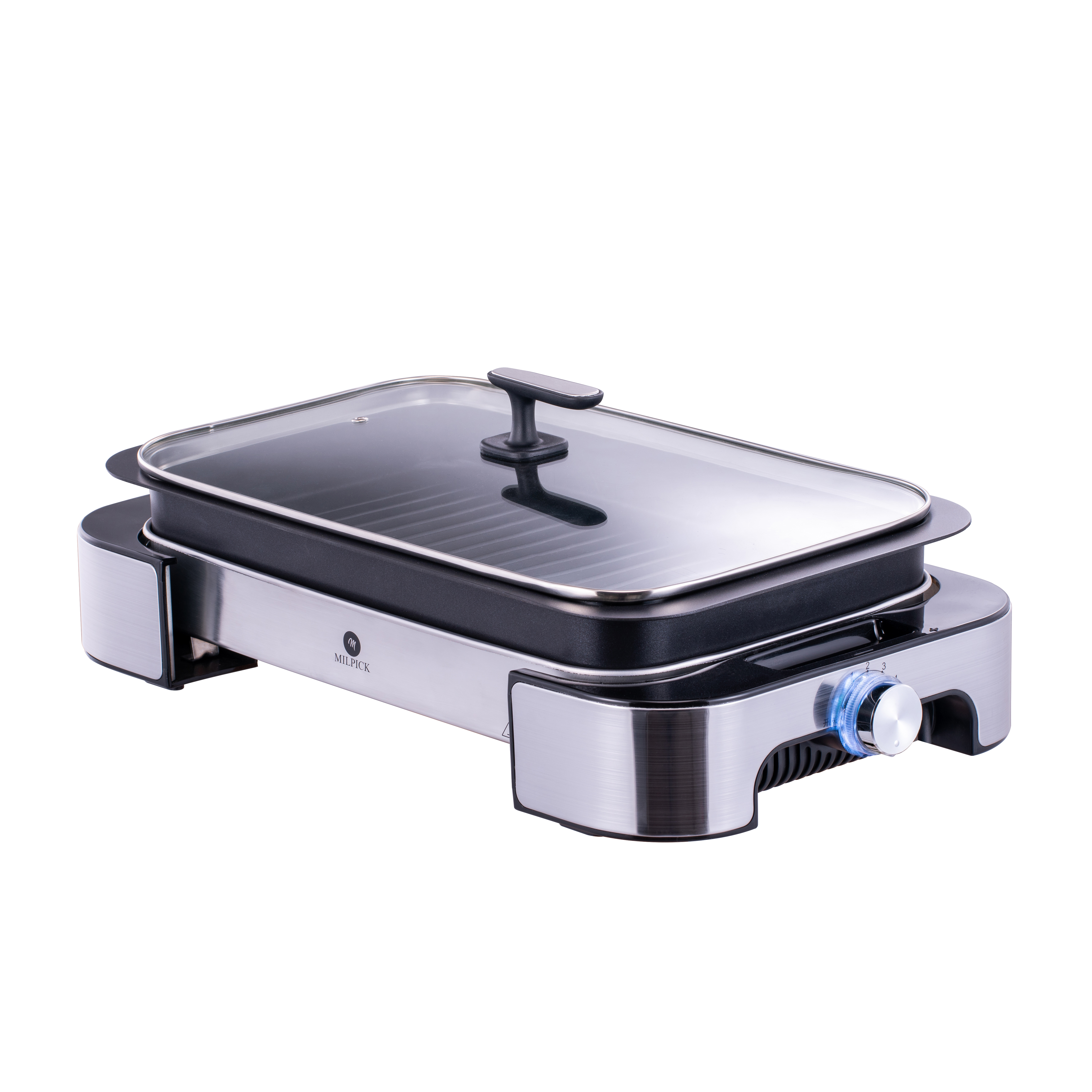 Milpick 220V Электрический гриль-барбекю бездымный Электрический гриль Крытый барбекю Электрический Гриль