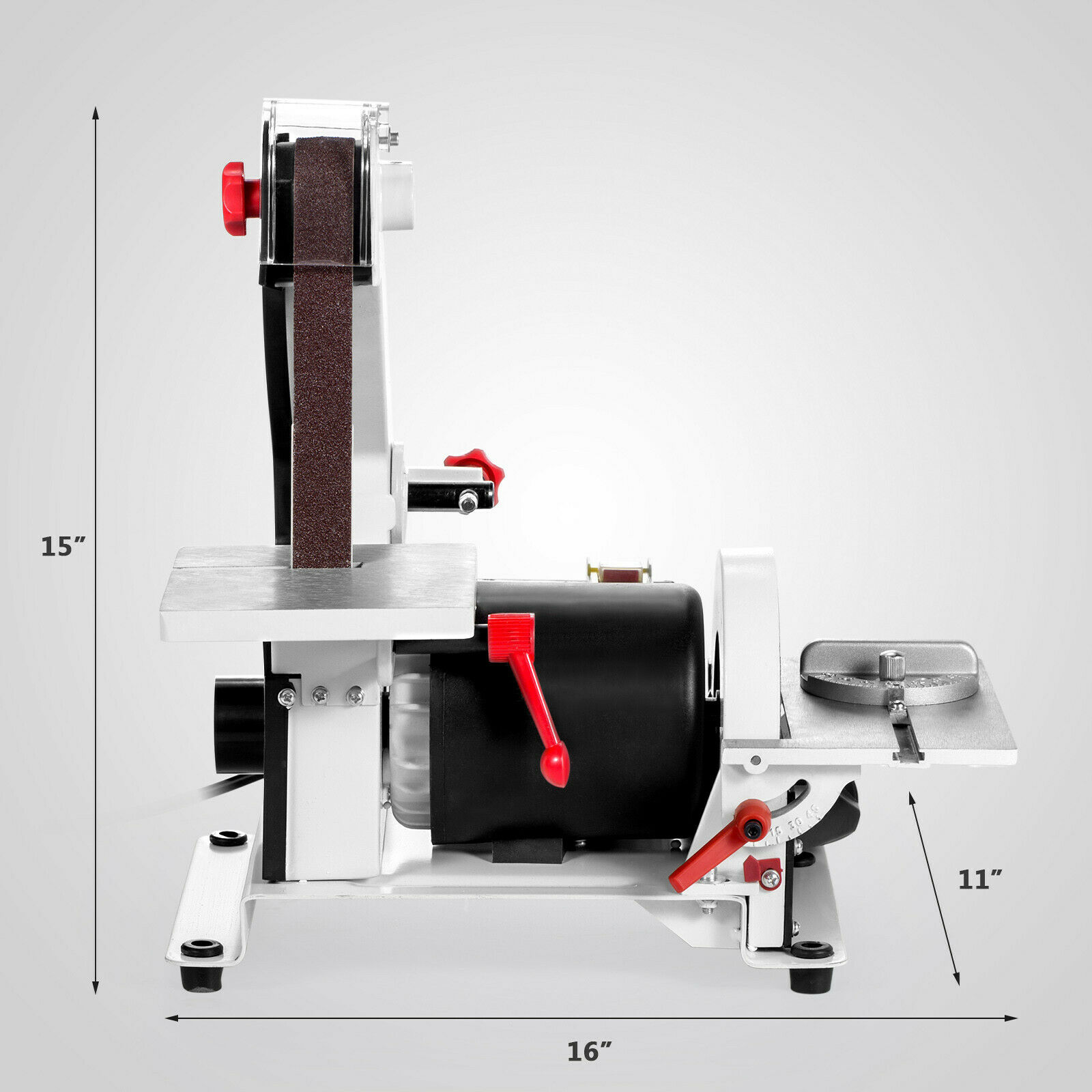 230V Electric 300W Carpenter Belt Disc Sanding Wood Metal Bench Sander Linisher