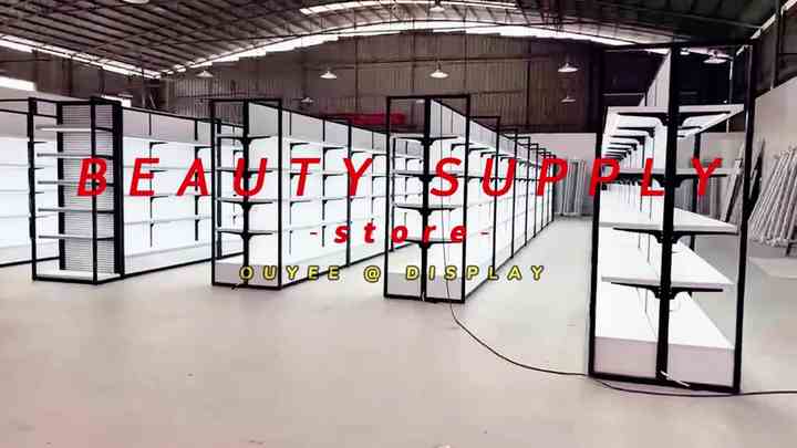 Wig Shop Design Pink Store Beauty Hair Supplies Store Beauty