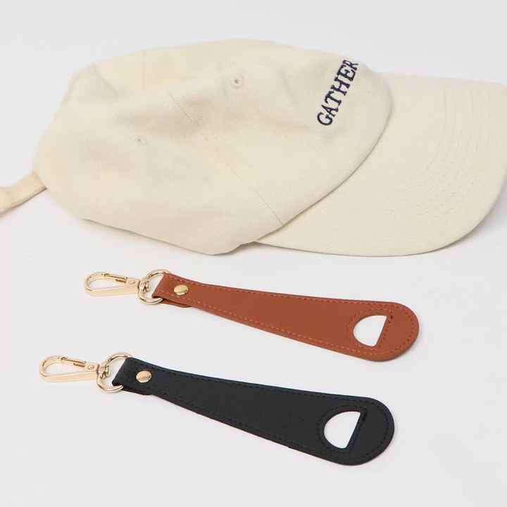 PU Leather Magnetic Hat Clip Bag Accessories Hat Holder Gifts Hat Bag Clips Trav