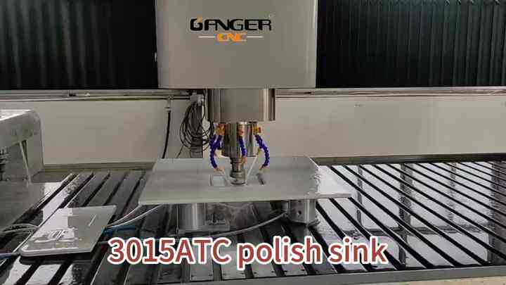 3-Axis Stone Router CNC Automatic Machining Center Countertop Sink ...
