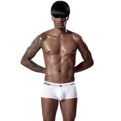 AliExpress Supply Men's Underwear U Convex Low Waist Cotton Large Size Boxer Pants Loose Breathable Boxer Pants Men