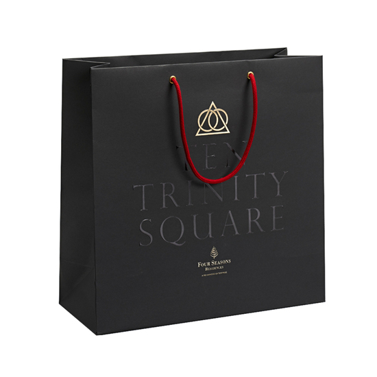 Wholesale custom printed paper bags with logo Luxury gift shopping bags boutique euro tote bags manufacturer 3 H0d59c12b979b4def8b3561d333e3d0b3e