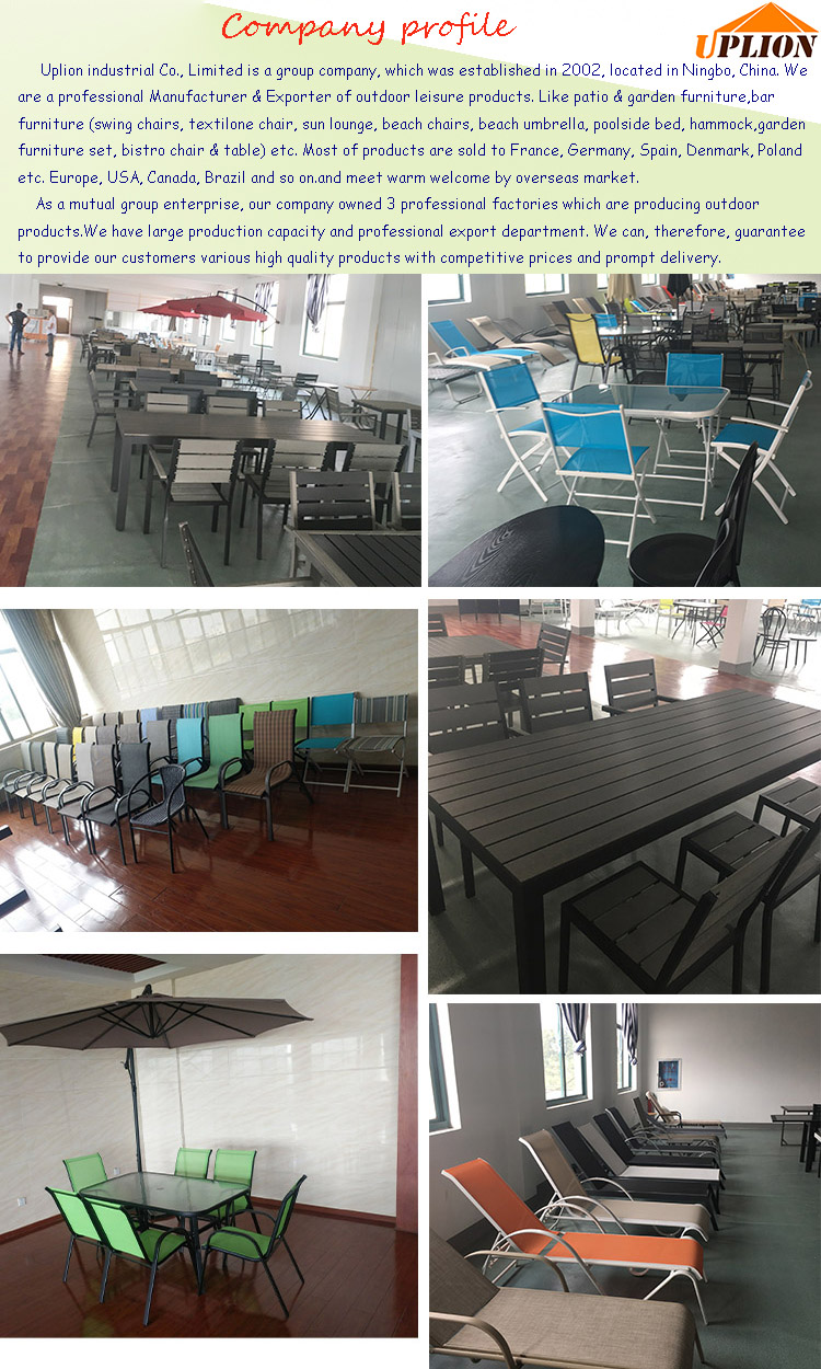 Uplion Outdoor Waterproof Chair Patio Plastic Wood Rocking Chair Rocking Adirondack Chair