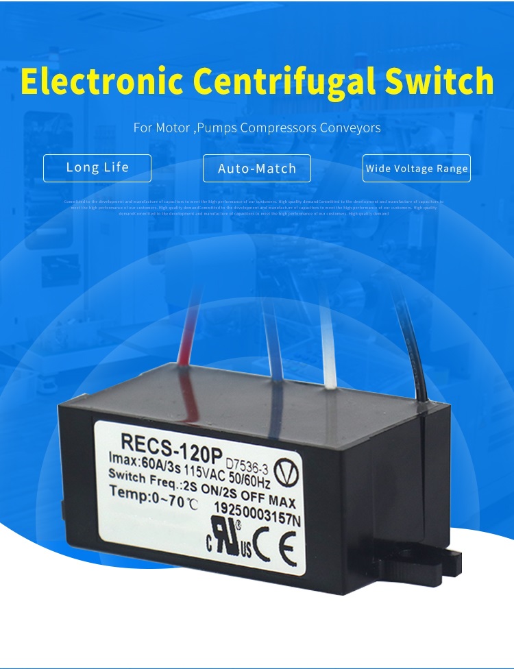 Zhongzhi aksesuarları 120A RECS-240P elektronik santrifüj anahtarı akıllı tek fa