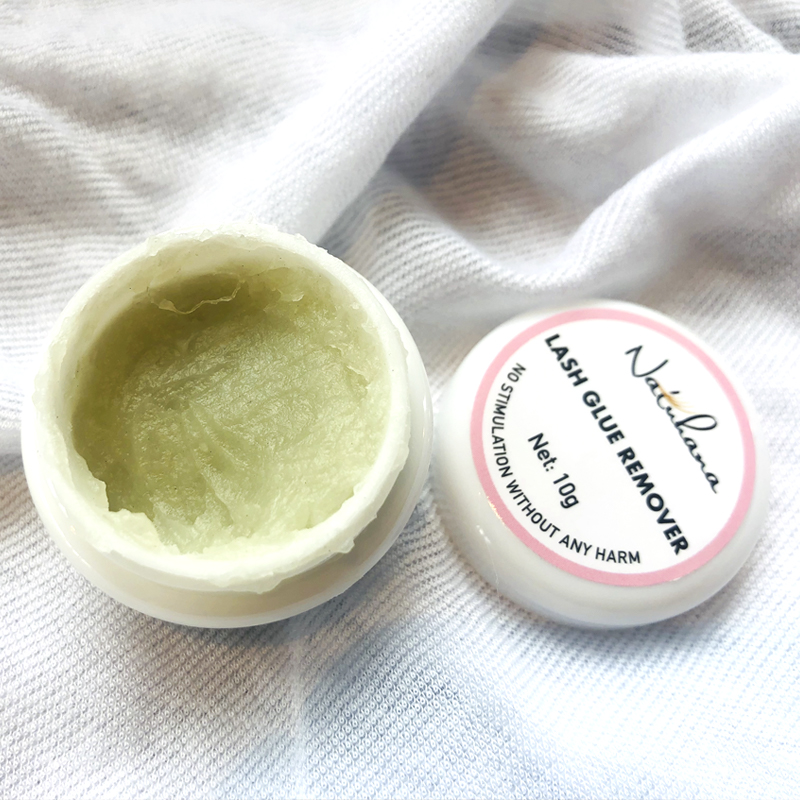 Крем для наращивания ресниц NATUHANA, крем для удаления клея для наращивания ресниц, средство для удаления белкового клея для ресниц
