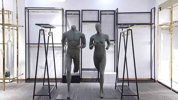 Simple Style Sports Fitness Equipment Store Design Ideas Customized Gym  Shoes Sneaker Display Wall Shelves Sports Clothing Shop