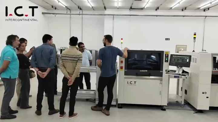 ICT Precision Manufacturing Full-Auto SMT Line for Light LED SMT ...