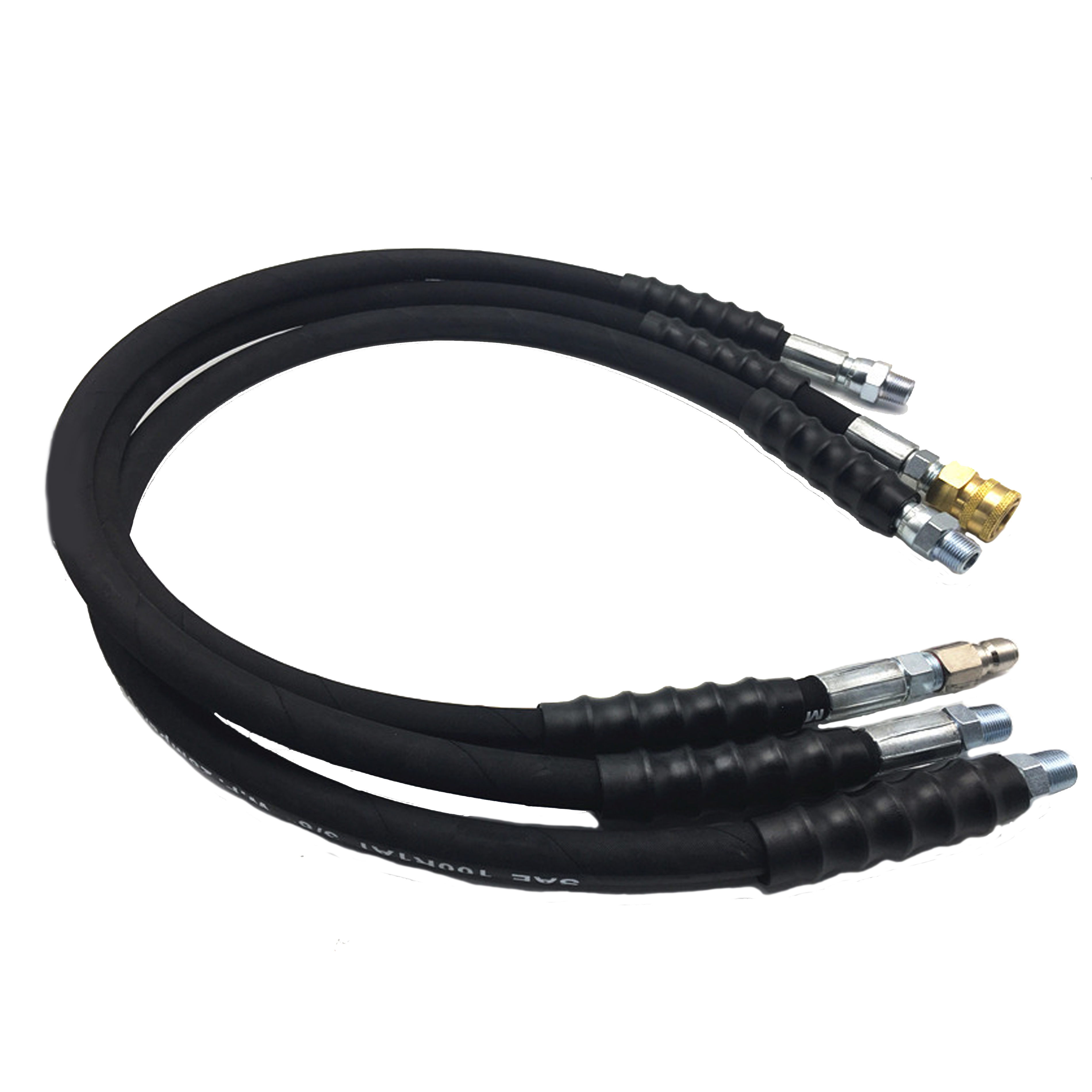 Pro Braking PBK9468-BLK-GOL Front/Rear Braided Brake Line Pro Braking PBK9468-BLK-GOL Front/Rear Braided Brake Line