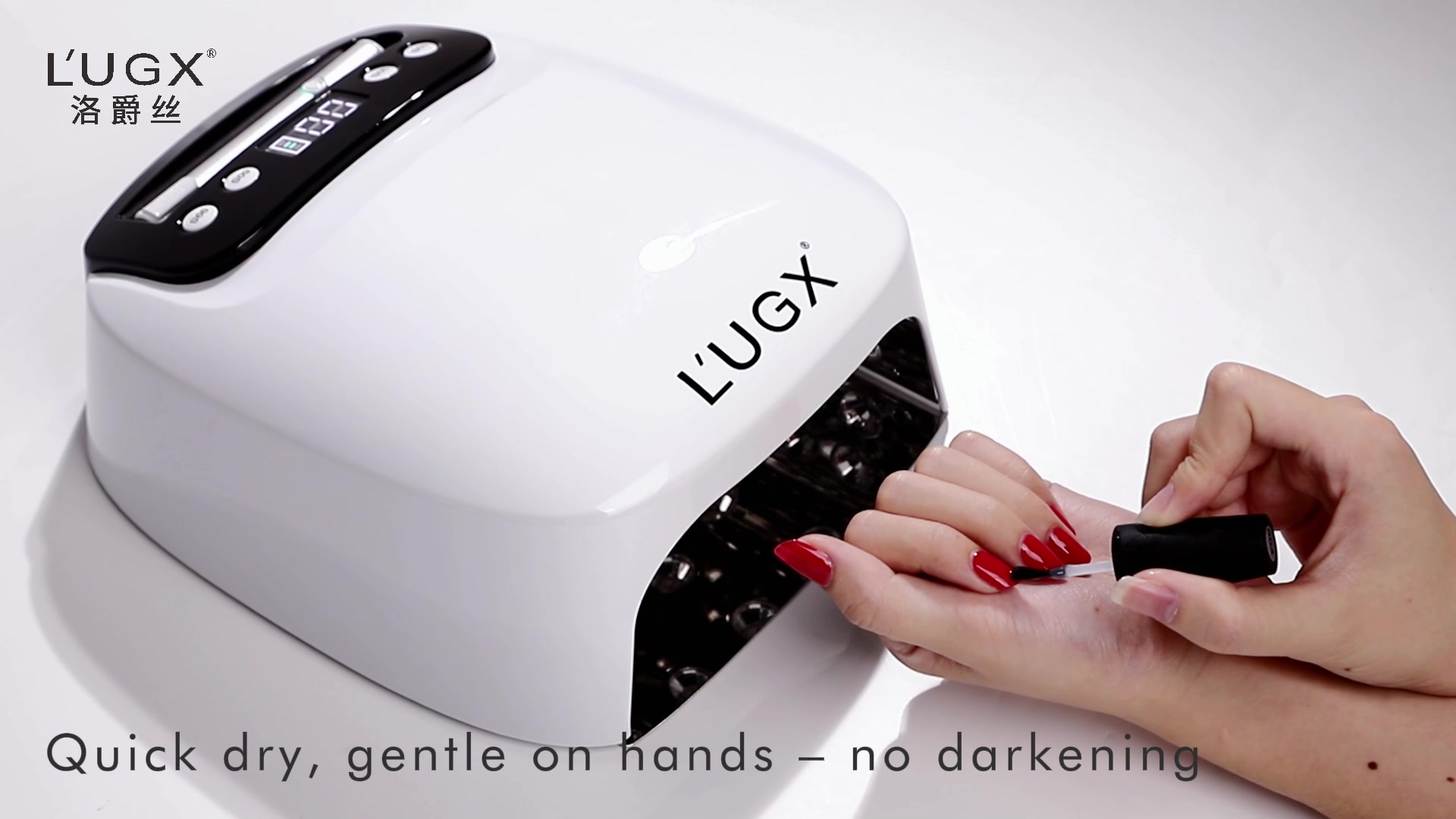 L'UGX Professional UV LED Nail Lamp - Quick-Dry Curing Light for