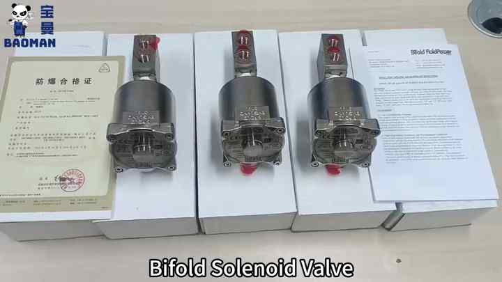 Bifold BXS-04-N4-E1-52-XX-00-V-78A-260-L142 Solenoid Valve