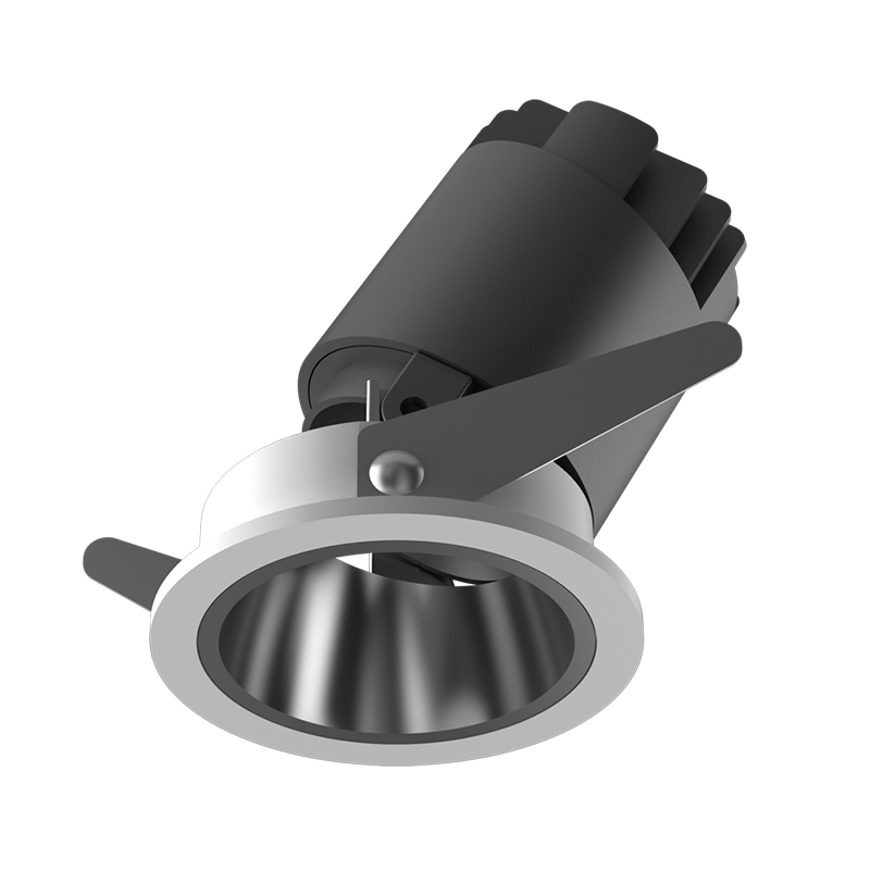 Модульный Ip40 антибликовый встраиваемый Cob прожектор с регулируемой яркостью Легкие регулируемые светодиодные светильники потолочный прожектор 12 6 Вт 1003YF6A 75