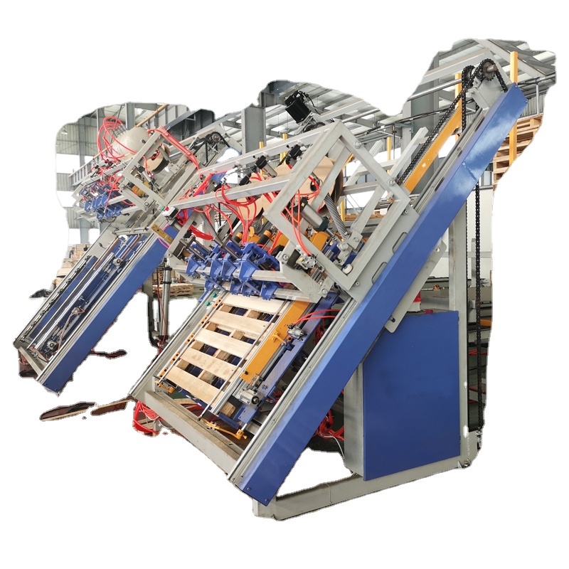 Высокая эффективность деревянный поддон Nailing машина для стрингеров поддон