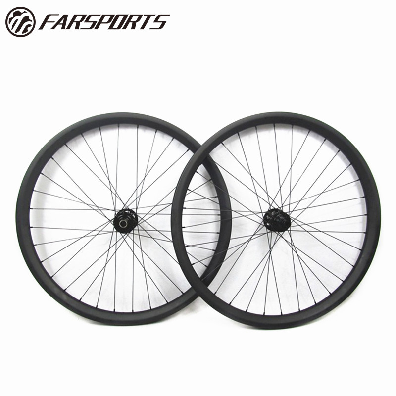 650B Offset Asymmetry Carbon MTB Rim 33mm Wide 27.5er Carbon Rim Hookless 32H