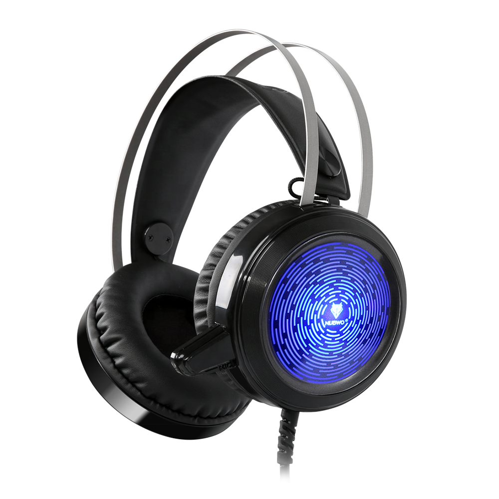 NUBWO N1マイク付き格安ミックスライトゲーミングヘッドフォン