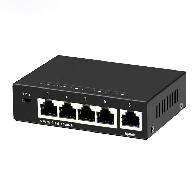(シン)Switch スイッチ 1000mbps 5 Port Full Gigabit VLAN Network Switch - EBORM-OEM