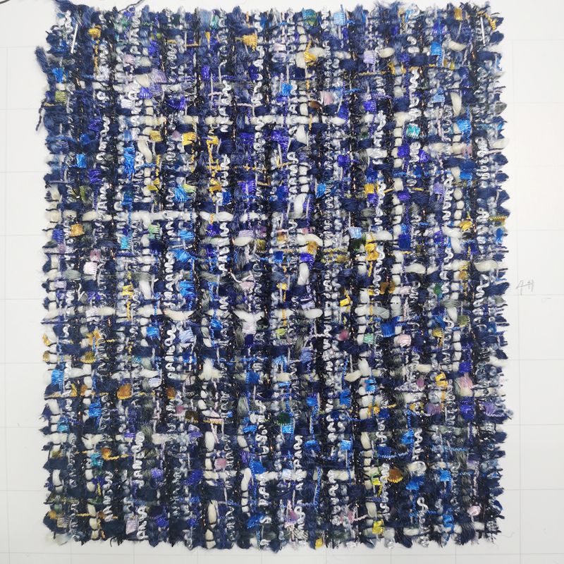 Высокое качество в наличии Быстрая доставка 145 см 480gsm 27% шерсть 31% акрил 40P 1N 1MT твидовая ткань для зимнего костюма пальто одеяло