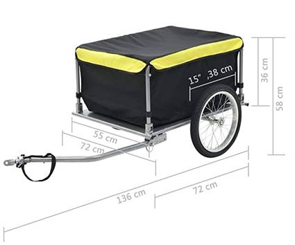 Грузовой прицеп для велосипеда 16 дюймов