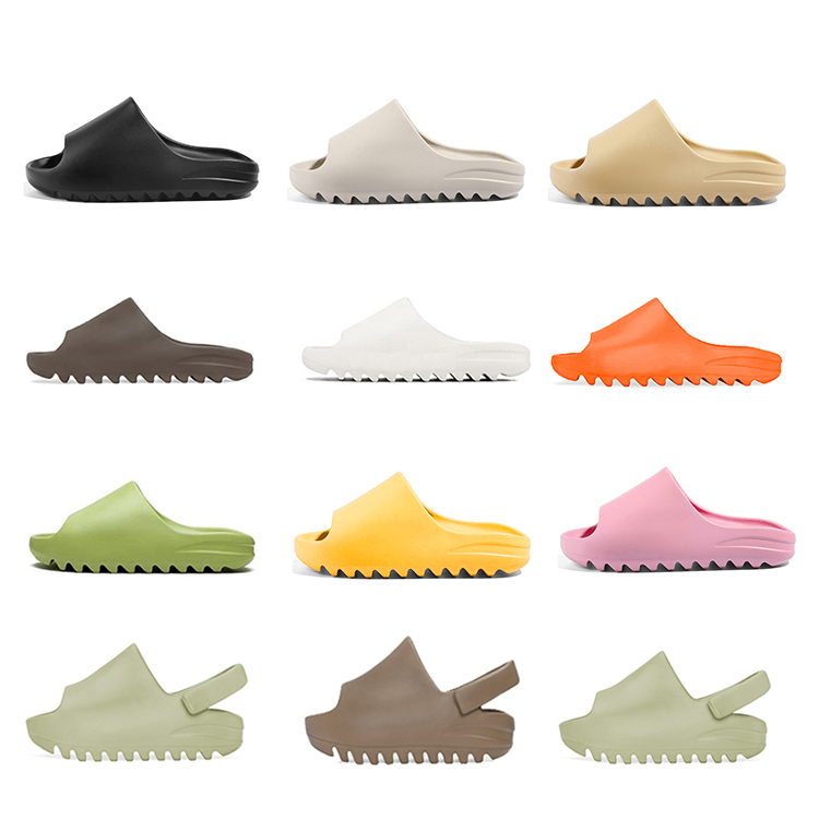 Качественные дизайнерские сандалии унисекс с логотипом на заказ, Elmo, для малышей, из пенопласта, розовые, в стиле Yeezy, сандалии, тапочки Yeezy для мужчин