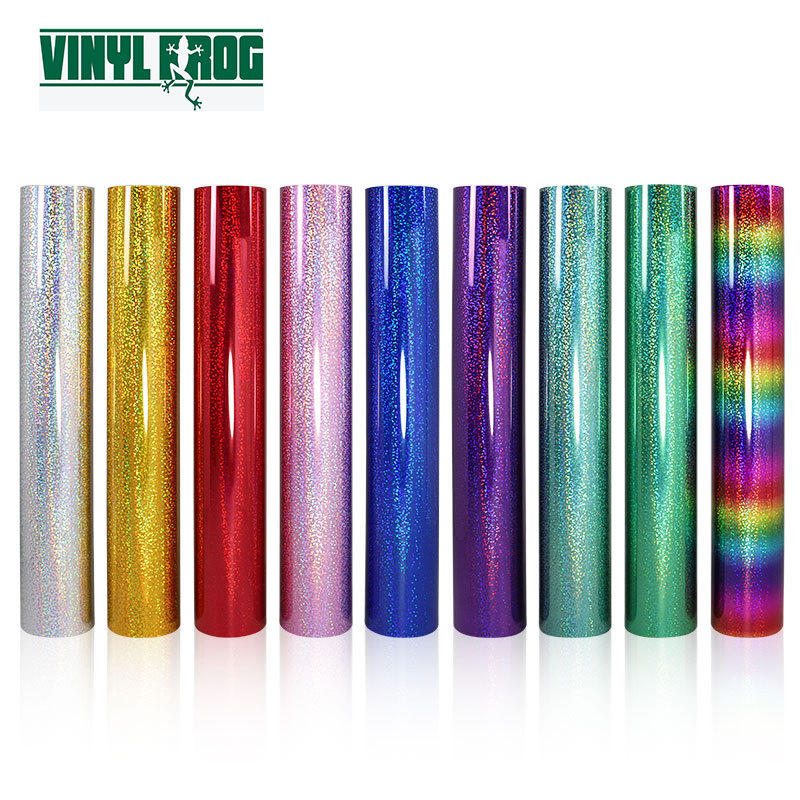 12x12 inch permanent self-adhesive glitter self adhesive vinyl film roll