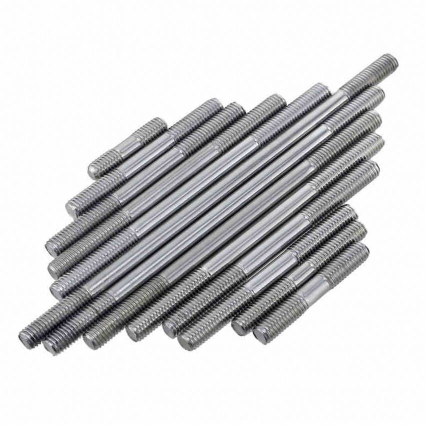 Double End Threaded Stud Screw Bolts M6 To M8 304 Stainless Steel Thread