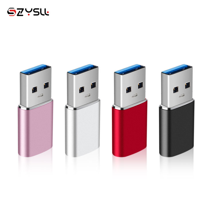 3A Быстрая зарядка 10 Гбит/с, скорость передачи данных USB 3,1 Женский Тип c на обоих концах для подключения внешних устройств к USB 3,0 OTG адаптер