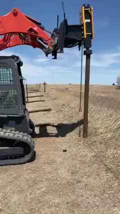 Vibro Post Driver for Mini Excavator 6 Ton for Excavator Backhoe