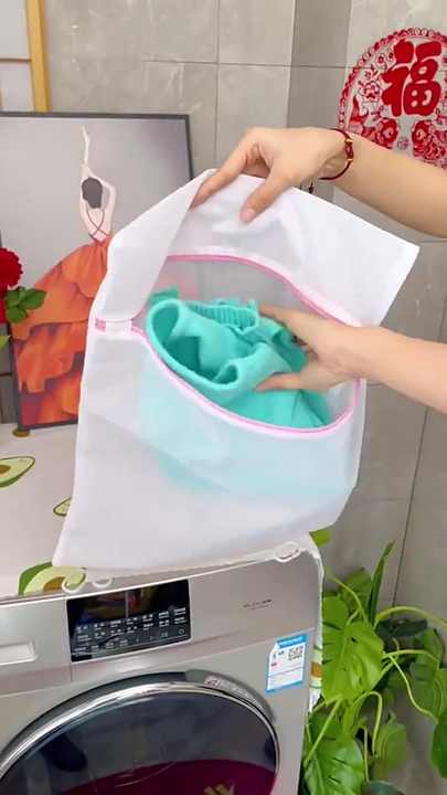 Washing Machine Mesh Net Bags Large Bra Laundry Wash Bags Reusable - View #7