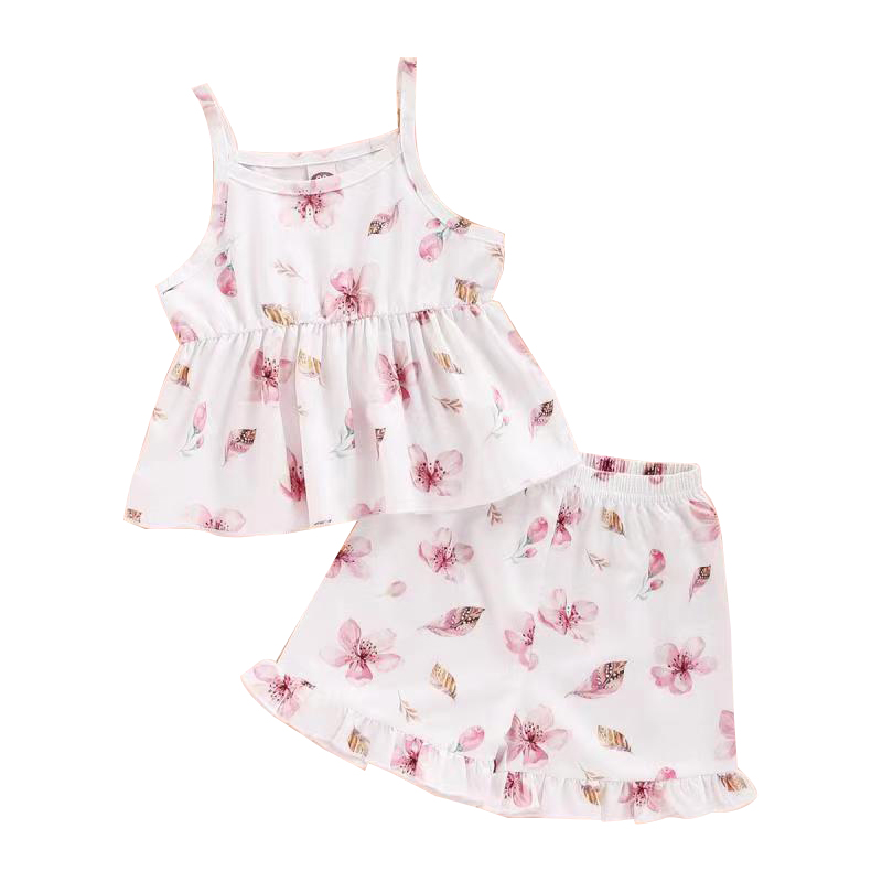 Новый дизайн, комплект детской одежды, летняя одежда для девочек, платье для девочек, комплект с топом