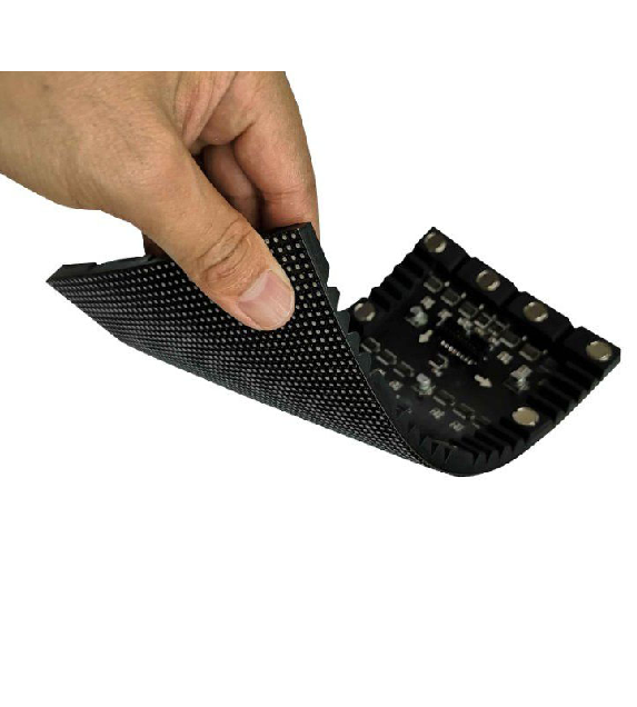 LED Video Curve Soft Display Panel | Flexible P2 Indoor LED Screen for Retail Advertising