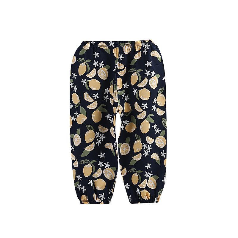 Детские штаны от комаров, Новинка лета 2021, шаровары для мальчиков и девочек, хлопковые шелковые брюки, свободные воздухопроницаемые штаны