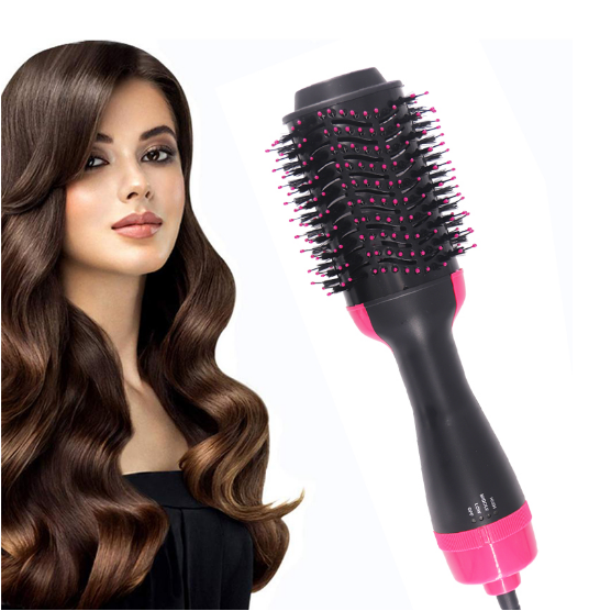 Стайлер и фен для волос, вращающаяся щетка для горячего воздуха 110 В 220 В