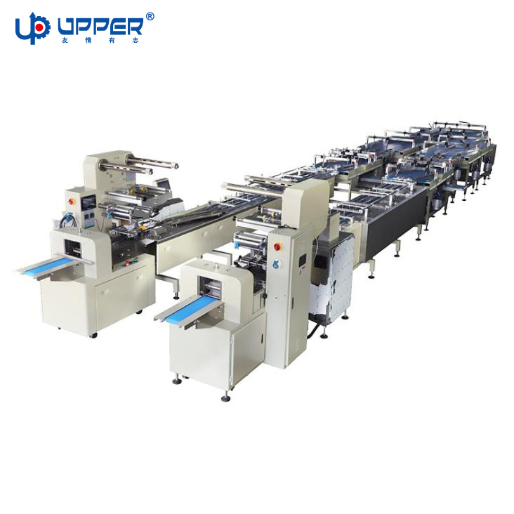 Двухканальная система подачи шоколадных конфет, печенья, упаковочная машина по заводской цене