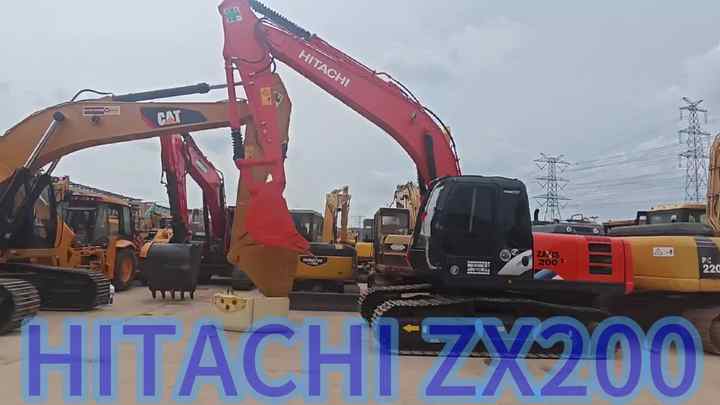 Usada Excavadora 20ton Hitachi Excavator HITACHI ZX200