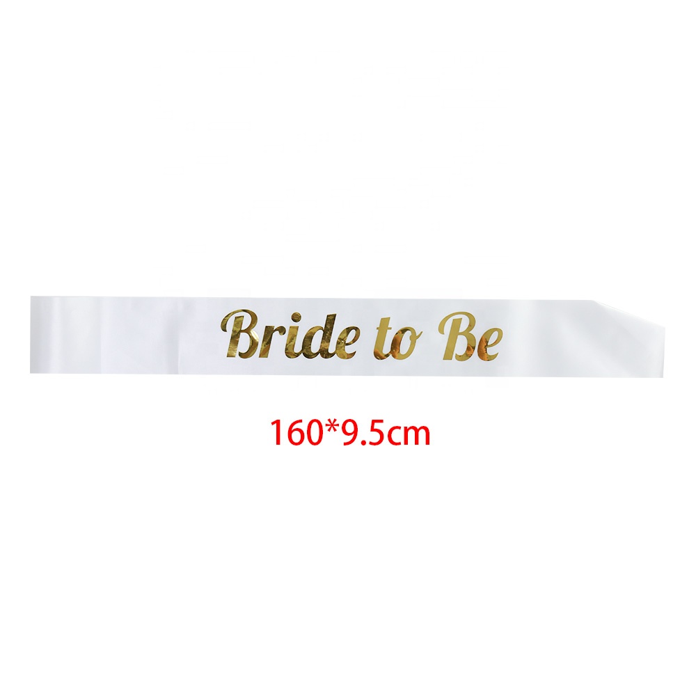 Vrijgezellenfeest Levert Bachelorette Satijnen Sjerp Custom Hens Party Satin Sash Bruid Om Satin Sash