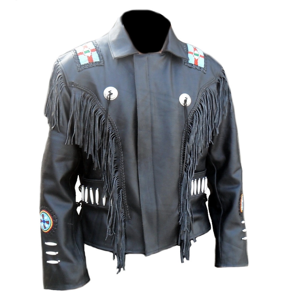 jaqueta de franja masculina