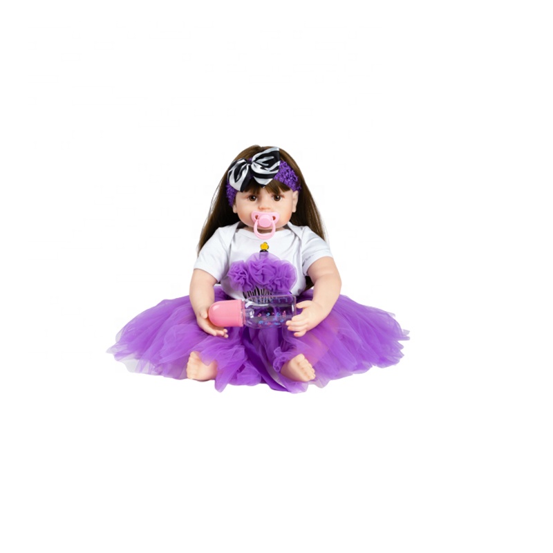 Лидер продаж 2020, платье для украшения куклы на день рождения 50, 59 см, 20, 22 дюйма, кукольная одежда, платье-пачка для куклы