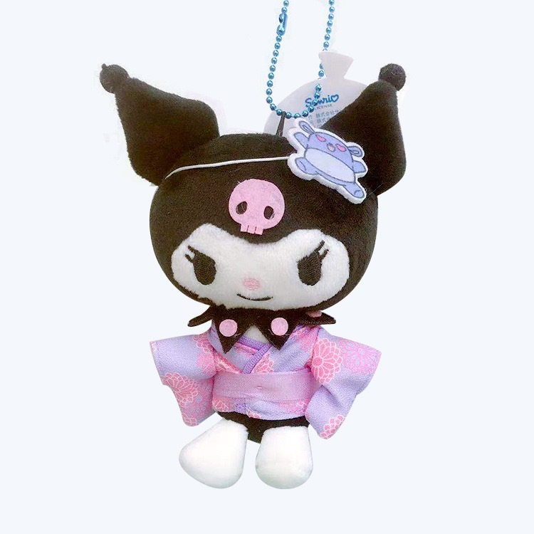 Очаровательный плюшевый брелок Kuromi Mini Kuromi с подвеской в виде сумки My Melody