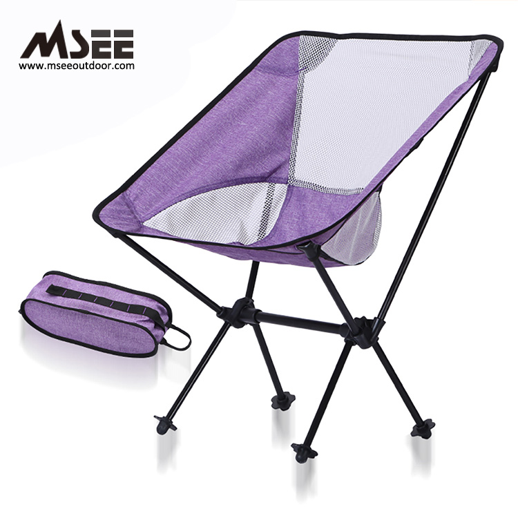 Msee складной Открытый расслабиться полиэстер белый стул пластик гладить Алюминий Стул