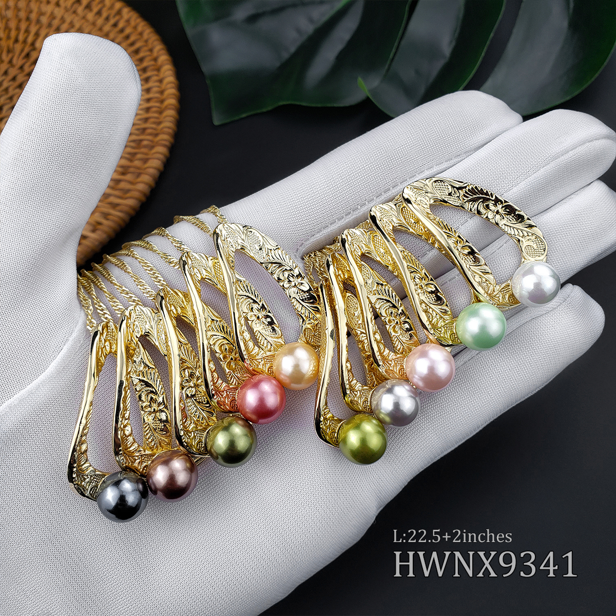 Хит продаж, набор украшений из Гавайского золота 14 к, модные ювелирные украшения для вечеринок, золотые украшения