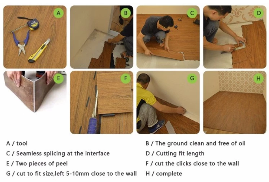 Flexible Laminate PVC Vinyl Flooring