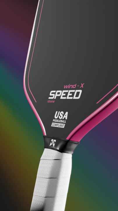 JUCIAO Speed Series Gen 3 Pickleball Paddle - Raw Carbon Fiber