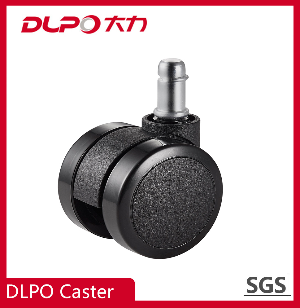 DLPO PU and nylon furniture chair caster wheels